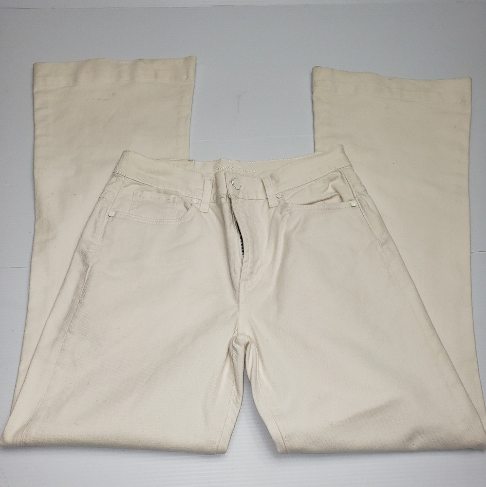 RALPH LAUREN white jeans